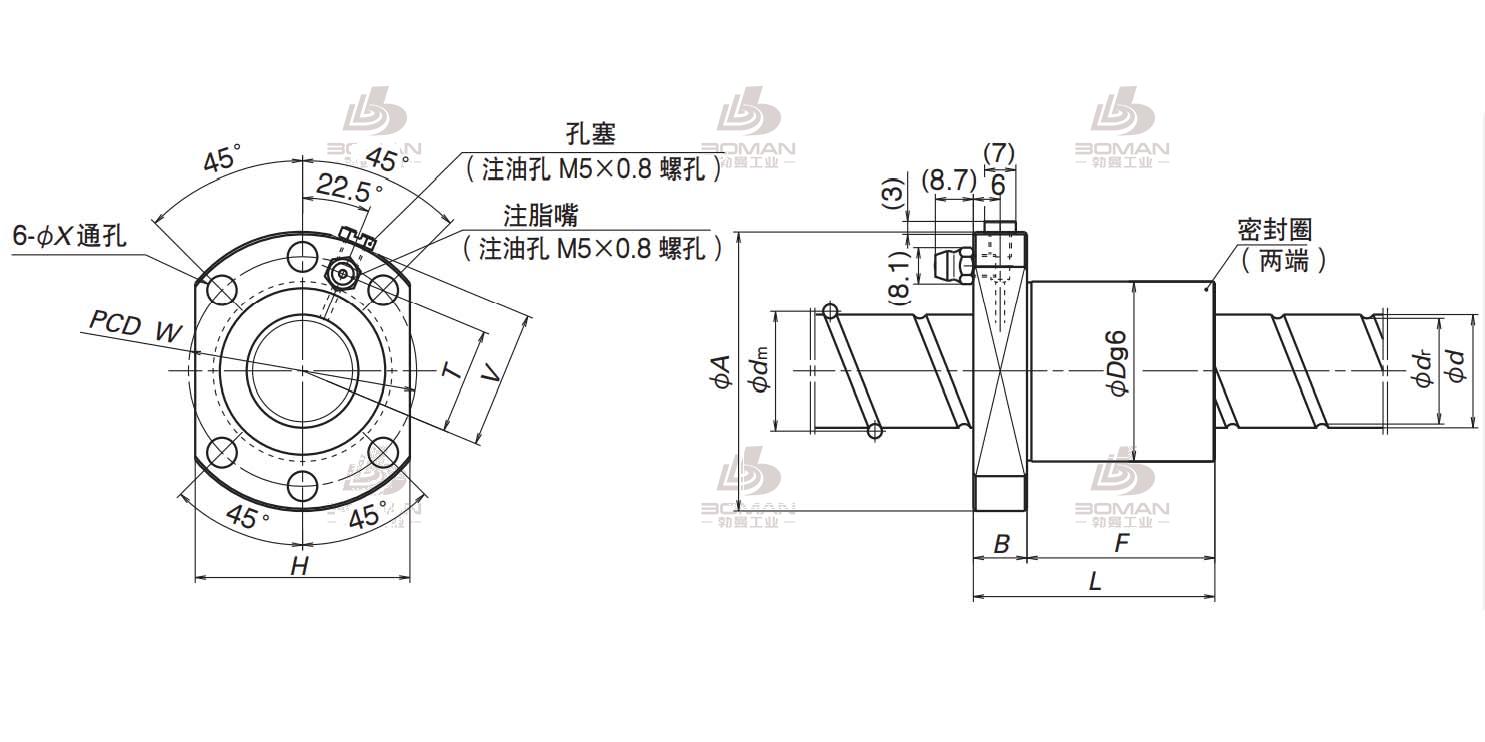 BSS2530-2E-BSS标准系列丝杠