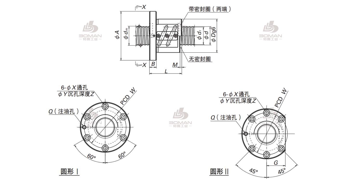 PFT2006-2.5-LDFT滚珠丝杠