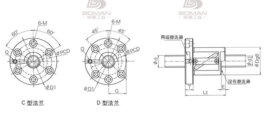 KURODA GR6308BS-DAPR 黑田精工丝杆规格说明