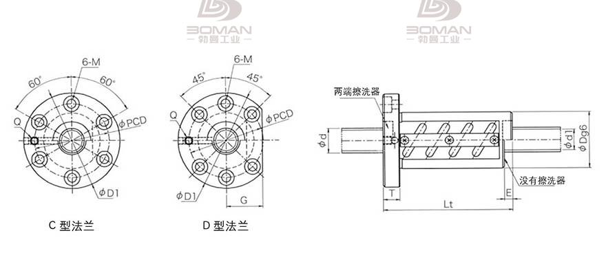 KURODA GR3605DT-DAPR 黑田精工丝杆规格说明