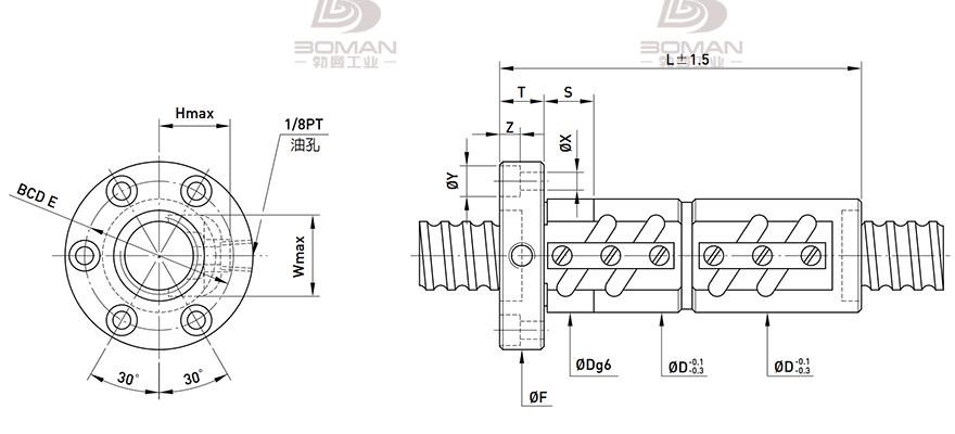 HIWIN上银 FDV hiwin丝杠型号表