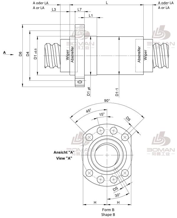 STEINMEYER施坦梅尔 3526/20.63.7,5.5E steinmeyer 丝杠