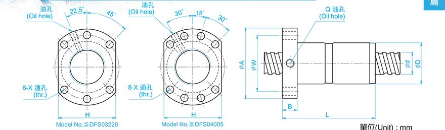 TBI DFS02010-3.8 tbi滚珠丝杆配件