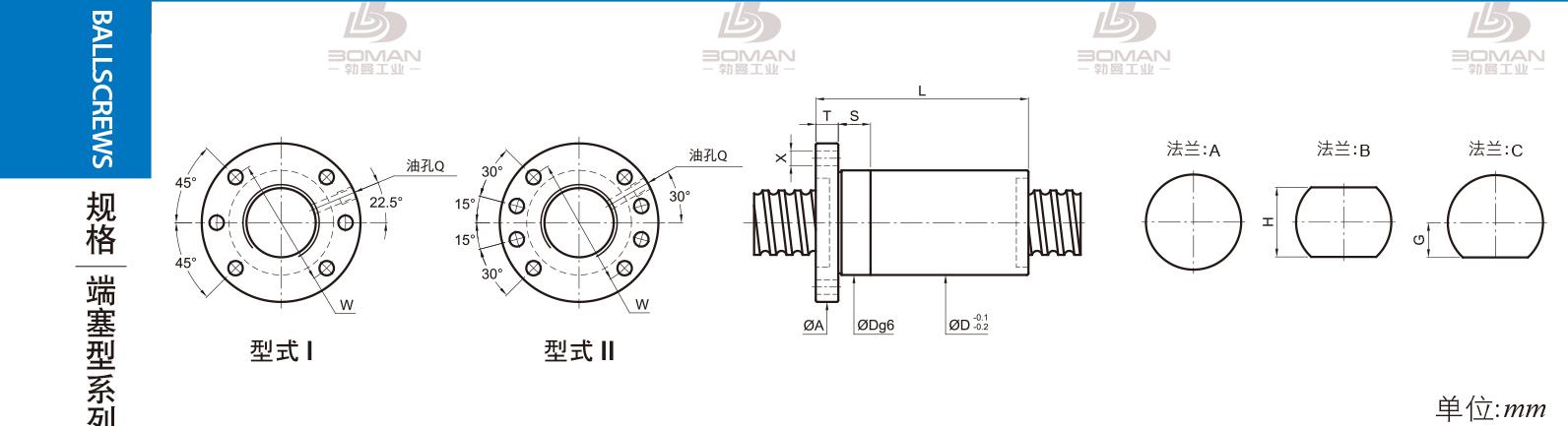 PMI FSDC4508 PMI丝杆精度