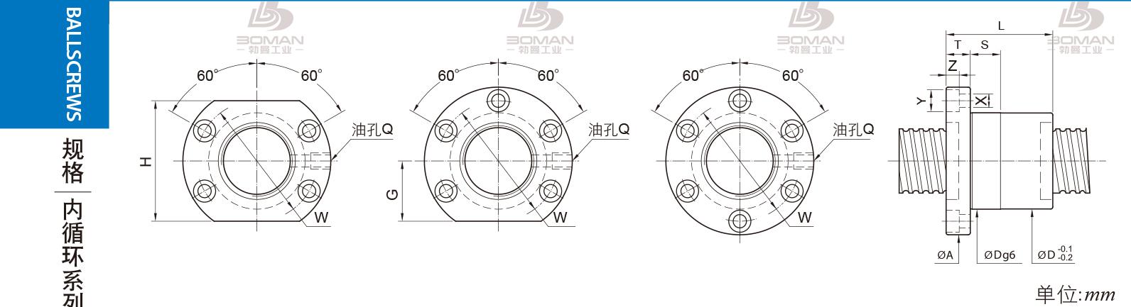 PMI FSIC1404-4 pmi滚珠丝杠调节方法