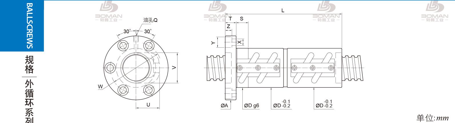 PMI FDVC-4510-5 pmi滚珠丝杆轴承外循环