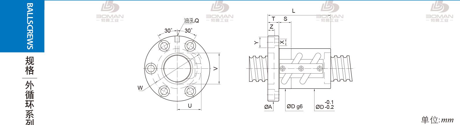 PMI FSVC4005-7.5 pmi丝杆 台正1890