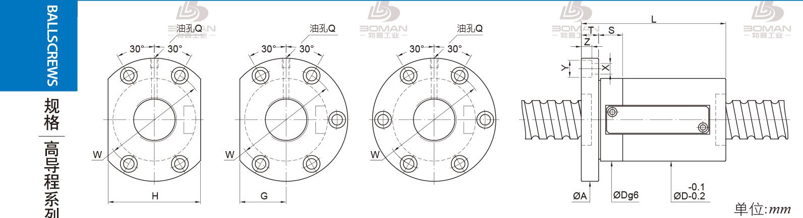 PMI FSWE4012-2.5 pmi丝杠规格与选型