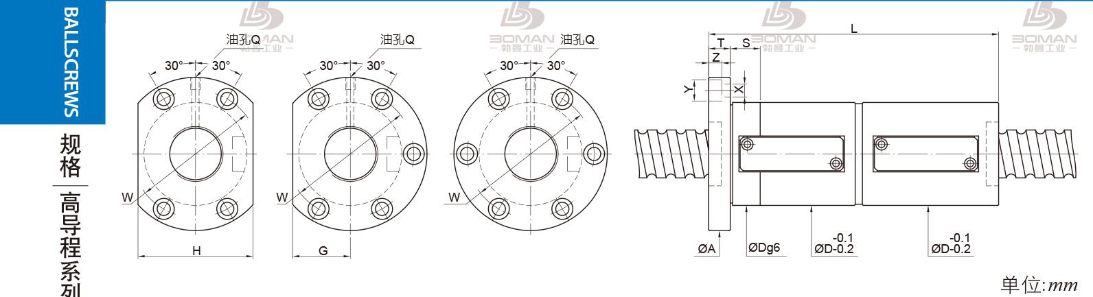 PMI FDWE8020-5 pmi丝杠2516