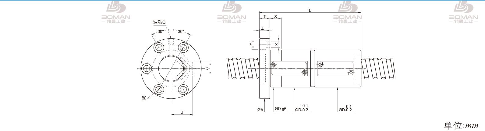 PMI FDVE5020-1.5 pmi滚珠丝杠手册