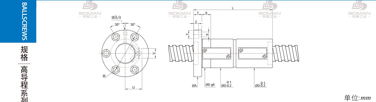 PMI FDVE10016-2.5 pmi滚珠丝杠加工