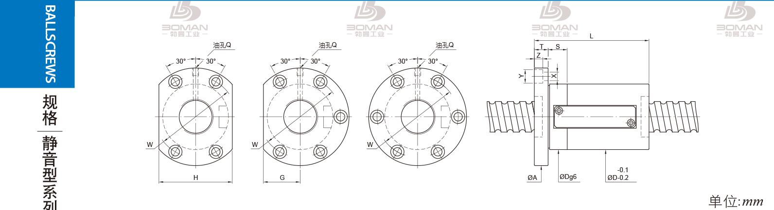 PMI FSWS4516-5 精密pmi丝杆