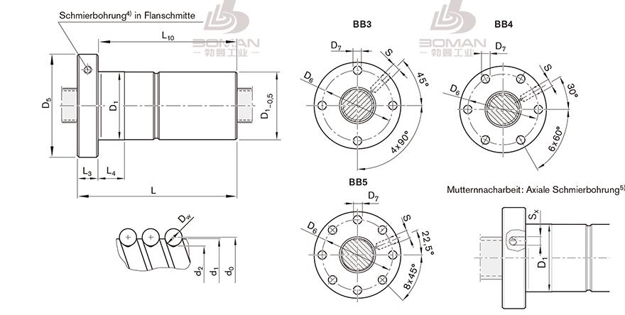 REXROTH R1502 tsk滚珠丝杠副