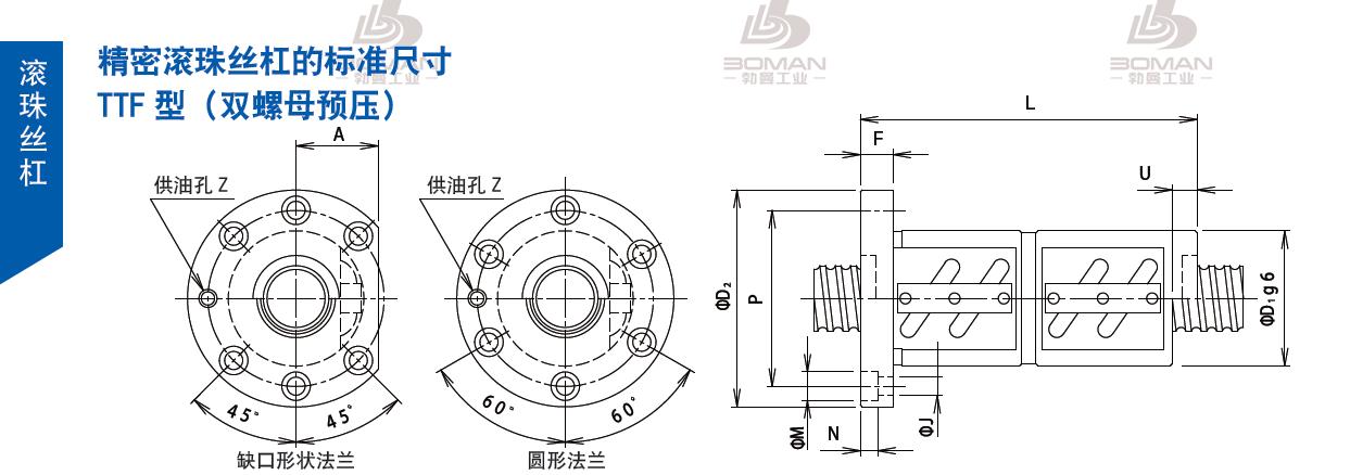 TSUBAKI 16TTFA4 tsubaki数控滚珠丝杆型号