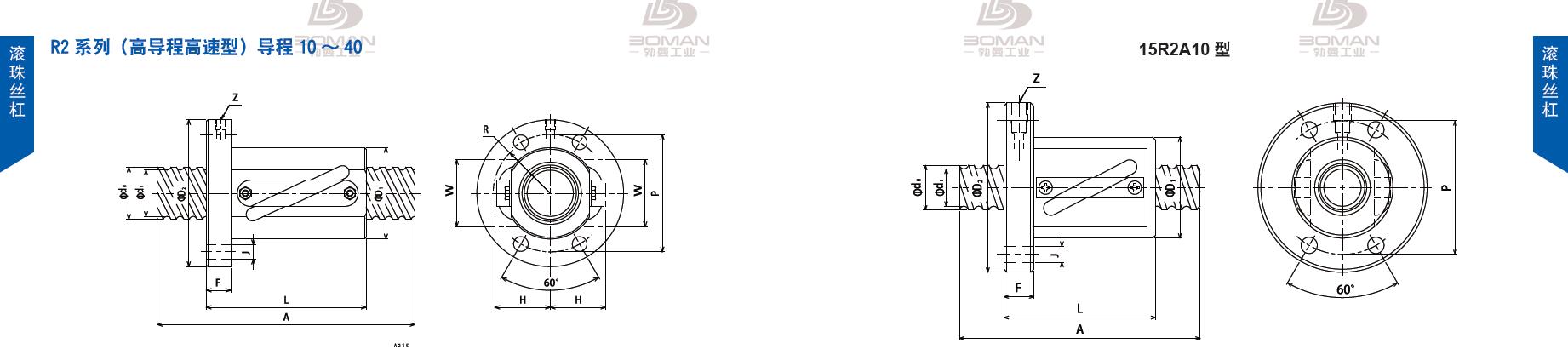 TSUBAKI 15R2A10 tsubaki数控滚珠丝杆规格